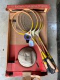 Vintage Badminton & Volleyball Set