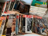 Group Of Life, Ebony, & Harpers Magazines 1955-1970's.