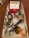 Lot of Small Items Shown, Includes: Magnifying Glasses, Scissors and More!