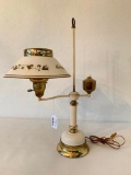 Vintage Table Lamp W/Tin Shade