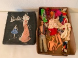 1960 Ken Doll In 1962 Barbie Case W/Lots Of Clothing