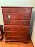 Vintage Wood Chest On Chest