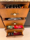 Contents Of Kitchen Drawers & Cabinet