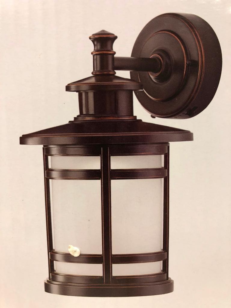 Home Decorators Collection LED Exterior Lantern Alexson Motion Sensing Lantern