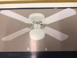 42 Inch Littleton Ceiling Fan White Finish