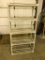 71 Inches Tall and 3 Feet Wide Plastic Shelving Unit, Used