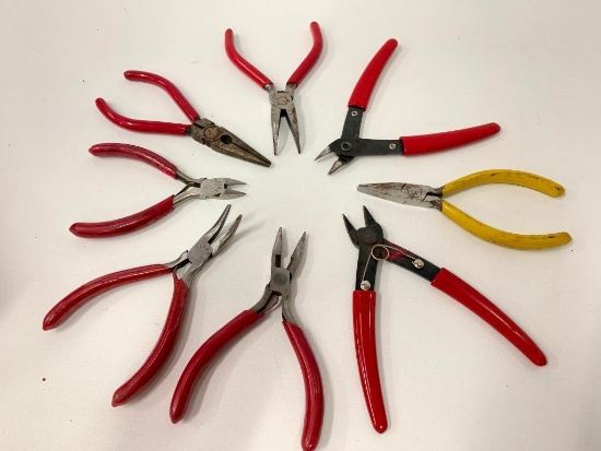 Tools: (8) Smaller Pliers & Cutters