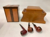 (2) Vintage Tobacco Holders + Pipes