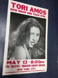 Contemporary Concert Poster in Cardboard of Tori Amos Tour 1996, 22 x 14 Inch