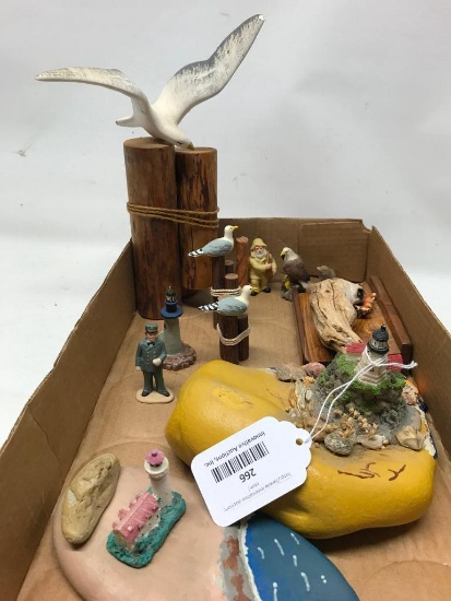 Group Of Misc. Items W/Nautical Theme