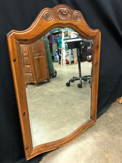 Ethan Allen, Handing wall Mirror, 50 Inches Tall and 35 Inches Wide