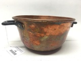 Small Contemporary Copper Pot W/Handles