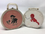 (2) Vintage Child's Carrying Case