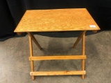 Oak Fold-Up Camping Table