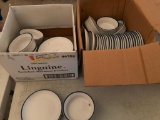 Group Of (40) Soup Bowls & Small Plates