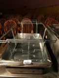 (5) Stainless Steel Trays + Wire Rack