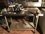 Stainless Steel Work Station W/Can Opener