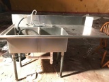 Stainless Steel Double Sink station