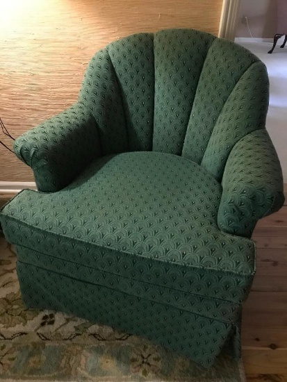 Upholstered Swivel Rocker By Pembrook Chair Company