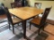 Dining Room Table W/4 Matching Chairs