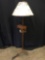 Moose Accented Floor Lamp with Birch Shade