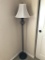 Contemporary Iron Floor Lamp W/Cloth Shade