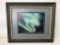 Framed & Matted Photograph Of Northern Lights