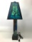 Contemporary Pottery Lamp W/Hand Painted Shade