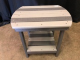 Composite Wood End Table, 21 Inches Tall, Top is 22 x 17 Inches