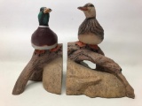 Figural Mallard Bookends From The Hadley Collection