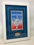 Framed Music Print W/