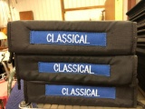 (3) Nylon Cases W/Classical Music CD's