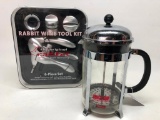 Rabbit Wine Tool Kit & Bodum French Press