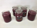 (5) Unused Mainstays Candles In Cherry Blossom Scent