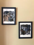 (2) Jazz/Music Prints By Evangelia Titled 