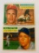 (2) 1956 Topps Baseball Cards-Tigers & Phillies