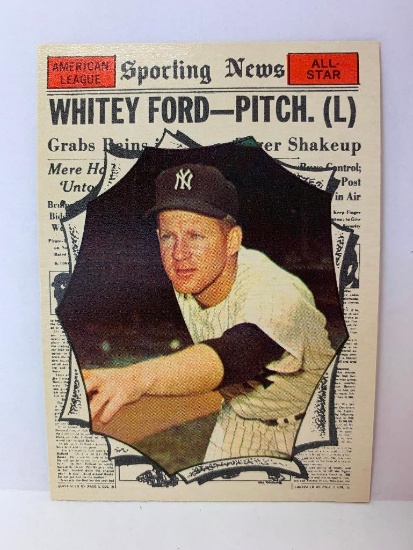 1961 Topps #586 Whitey Ford All Star