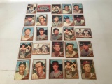 (25) 1962 Topps Baseball Cards-Some Duplication