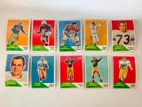 (10) 1960 Fleer Football Cards