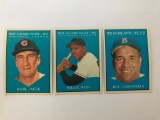 (3) 1961 Topps Most Valuable Players-National League