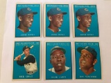 (6) 1961 Topps Most Valuable Players-National League