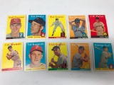 (10) 1958 Topps Baseball Cards