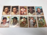 (10) 1962 Topps Baseball Cards