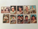 (10) 1962 Topps Baseball Cards