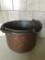 Early Copper Bucket W/Heavy Iron Bail