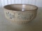 Stoneware Mixing Bowl W/Blue Stenciled Rim