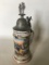 Regimental German Porcelain 1/2L Beer Stein W/Lithopane Bottom
