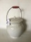 Antique Chamber Pot W/Lid & Bail