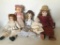 (5) Contemporary Bisque Dolls