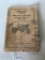 Early McCormick-Deering Farmall Tractor Instruction Manual